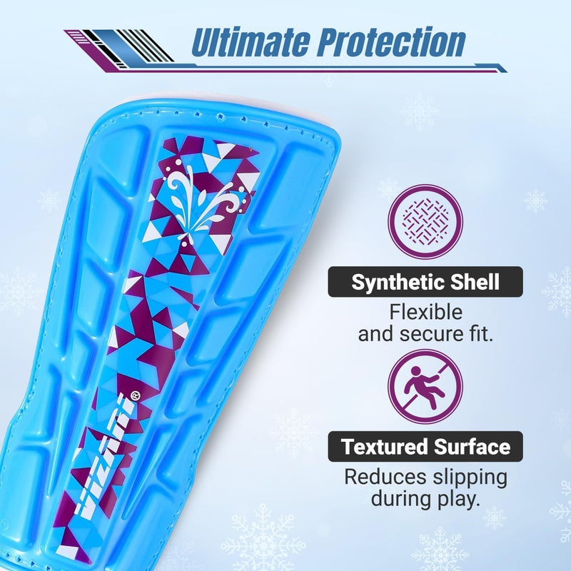 Vizari Soccer Shin Guards with Ankle Protection for Kids, Youth, Adult Sizes - Lightweight & Durable Shinguards for Boys, Girls, Toddlers (Ages 3+) - Image 2